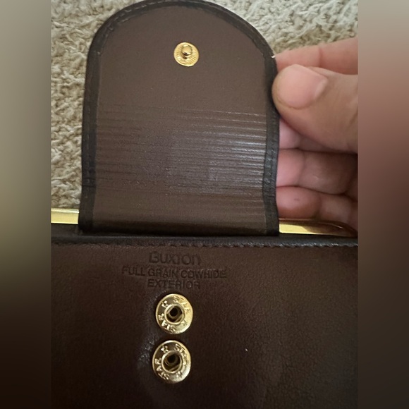 Vintage Buxton Brown Leather  Wallet full grain cowhide exterior - Picture 12 of 14